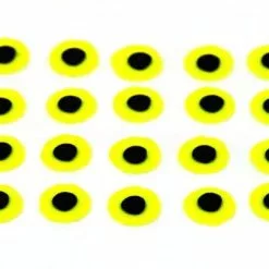 Funky Chartreuse Tape Eyes - Funky Fly Tying