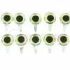 Funky Chartreuse/Mirage Tab Eyes 3D - Funky Fly Tying -Fly Tying Materials Sales Charteruse Mirage Tab Eyes 3D