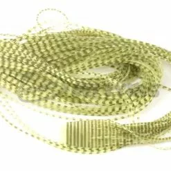 Hareline Chicone Wide Crusher Legs - Funky Fly Tying -Fly Tying Materials Sales Chicone Wide Crusher Legs Barred Olive