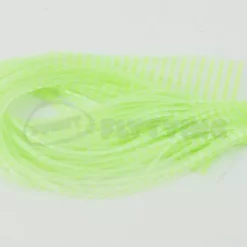 Hareline Chicone's Micro Crusher Legs - Funky Fly Tying -Fly Tying Materials Sales Chicones Micro Crusher Legs Barred Fl Chartreuse 1