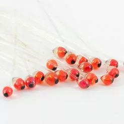 Funky Shrimp Eyes - Funky Fly Tying 30 Funky Shrimp Eyes - Funky Fly Tying -Fly Tying Materials Sales DNA Funky Shrimp Eyes Cherry Red