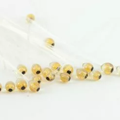 Funky Shrimp Eyes - Funky Fly Tying 25 Funky Shrimp Eyes - Funky Fly Tying -Fly Tying Materials Sales DNA Funky Shrimp Eyes Light Amber 1