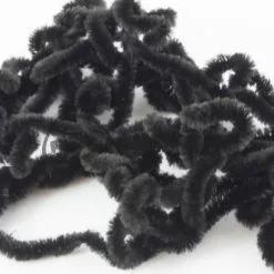 Danville's Danvilles Chenille - Funky Fly Tying -Fly Tying Materials Sales Danvilles Chenille black 1