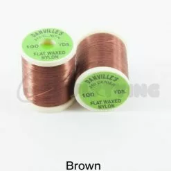 Danville's Danvilles Flat Waxed Nylon 210 Denier - Funky Fly Tying 64 Danville's Danvilles Flat Waxed Nylon 210 Denier - Funky Fly Tying -Fly Tying Materials Sales Danvilles Flat Waxed Nylon 210 Denier Brown