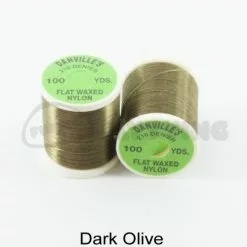 Danville's Danvilles Flat Waxed Nylon 210 Denier - Funky Fly Tying 63 Danville's Danvilles Flat Waxed Nylon 210 Denier - Funky Fly Tying -Fly Tying Materials Sales Danvilles Flat Waxed Nylon 210 Denier Dark Olive 1