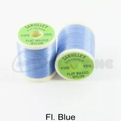 Danville's Danvilles Flat Waxed Nylon 210 Denier - Funky Fly Tying 60 Danville's Danvilles Flat Waxed Nylon 210 Denier - Funky Fly Tying -Fly Tying Materials Sales Danvilles Flat Waxed Nylon 210 Denier Fl Blue