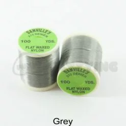 Danville's Danvilles Flat Waxed Nylon 210 Denier - Funky Fly Tying 48 Danville's Danvilles Flat Waxed Nylon 210 Denier - Funky Fly Tying -Fly Tying Materials Sales Danvilles Flat Waxed Nylon 210 Denier Grey