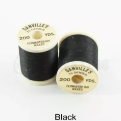 Danville's Flymaster 70 Denier Thread - Funky Fly Tying -Fly Tying Materials Sales Danvilles Flymaster 6 0 70 Denier Thread Black 1