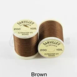 Danville's Flymaster 70 Denier Thread - Funky Fly Tying -Fly Tying Materials Sales Danvilles Flymaster 6 0 70 Denier Thread Brown