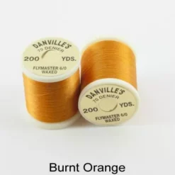 Danville's Flymaster 70 Denier Thread - Funky Fly Tying -Fly Tying Materials Sales Danvilles Flymaster 6 0 70 Denier Thread Burnt Orange 1