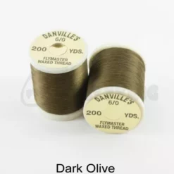 Danville's Flymaster 70 Denier Thread - Funky Fly Tying -Fly Tying Materials Sales Danvilles Flymaster 6 0 70 Denier Thread Dark Olive 1