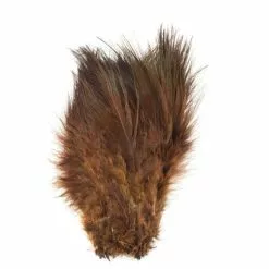 Fish Hunter Strung Ringneck Pheasant Rump Hackle - Funky Fly Tying 32 Fish Hunter Strung Ringneck Pheasant Rump Hackle - Funky Fly Tying -Fly Tying Materials Sales Fish Hunter Ringneck Pheasant Rump Hackle Brown