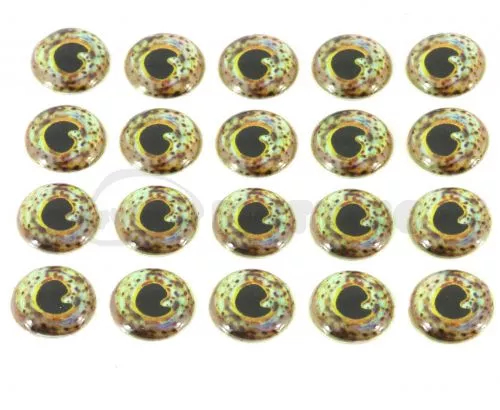 Funky Flounder Ultra Realistic 3D Eyes - Funky Fly Tying 3 Funky Flounder Ultra Realistic 3D Eyes - Funky Fly Tying