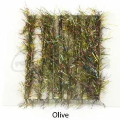 Funky 10mm Mosaic Micro Core - Funky Fly Tying -Fly Tying Materials Sales Funky 10mm Mosaic Micro Core Olive 1