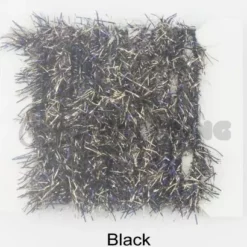 Funky 15mm 3D Fritz UV & Gold - Funky Fly Tying -Fly Tying Materials Sales Funky 15mm 3D Fritz UV Gold Black