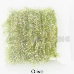 Funky 15mm 3D Fritz UV & Gold - Funky Fly Tying -Fly Tying Materials Sales Funky 15mm 3D Fritz UV Gold Olive 1