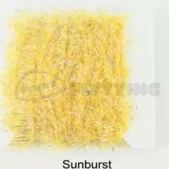 Funky 15mm 3D Fritz UV & Gold - Funky Fly Tying -Fly Tying Materials Sales Funky 15mm 3D Fritz UV Gold Sunburst