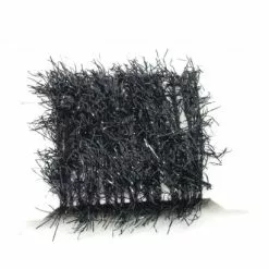 Funky 15mm Neon Hackle Fritz - Funky Fly Tying -Fly Tying Materials Sales Funky 15mm Neon Hackle Fritz Black
