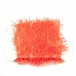 Funky 15mm Neon Hackle Fritz - Funky Fly Tying -Fly Tying Materials Sales Funky 15mm Neon Hackle Fritz Fluo Orange