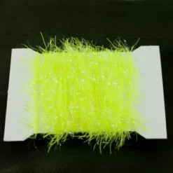 Funky 15mm Neon Hackle UV Fritz - Funky Fly Tying -Fly Tying Materials Sales Funky 15mm Neon Hackle UV Fritz Fluo Yellow