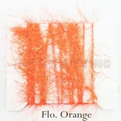 Funky 17mm Straggle Fritz - Funky Fly Tying 24 Funky 17mm Straggle Fritz - Funky Fly Tying -Fly Tying Materials Sales Funky 17mm Straggle Fritz Flo Orange