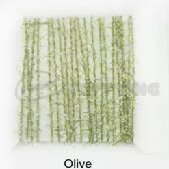 Funky 3D Micro Straggle UV & Gold Fritz - Funky Fly Tying -Fly Tying Materials Sales Funky 3D Micro Straggle Uv Gold Fritz Olive 1