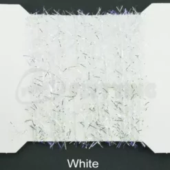 Funky 3D Micro Straggle UV & Silver Fritz - Funky Fly Tying 44 Funky 3D Micro Straggle UV & Silver Fritz - Funky Fly Tying -Fly Tying Materials Sales Funky 3D Micro Straggle Uv Silver Fritz White