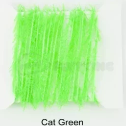 Funky 5mm Crystal Hackle Fritz - Funky Fly Tying -Fly Tying Materials Sales Funky 5mm Crystal Hackle Fritz Cat Green 1