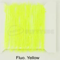 Funky 5mm Crystal Hackle Fritz - Funky Fly Tying -Fly Tying Materials Sales Funky 5mm Crystal Hackle Fritz Fluo Yellow 1