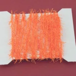 Funky 6mm Neon Hackle - Funky Fly Tying -Fly Tying Materials Sales Funky 6mm Neon Hackle Fluo Orange