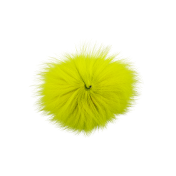Funky Arctic Fox Tail Pieces - Funky Fly Tying -Fly Tying Materials Sales Funky Artic Fox Tail Fl Yellow 1