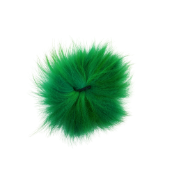 Funky Arctic Fox Tail Pieces - Funky Fly Tying -Fly Tying Materials Sales Funky Artic Fox Tail Highland Green 1