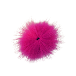 Funky Arctic Fox Tail Pieces - Funky Fly Tying -Fly Tying Materials Sales Funky Artic Fox Tail Hot Pink 1