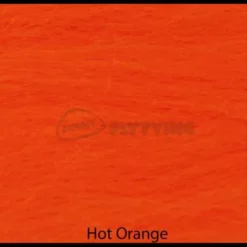 Funky Silky 'n' Fibre - Funky Fly Tying -Fly Tying Materials Sales Funky Silky n Fibre Hot Orange 1