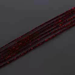 Funky Braid - Funky Fly Tying -Fly Tying Materials Sales Funky Braid Red Black 437 v1F square