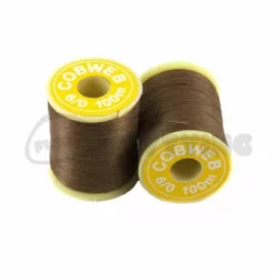 Gordon Griffiths 6/0 Cobweb - Funky Fly Tying 47 Gordon Griffiths 6/0 Cobweb - Funky Fly Tying -Fly Tying Materials Sales Gordon Griffiths 6 0 Cobweb Chestnut Brown 1