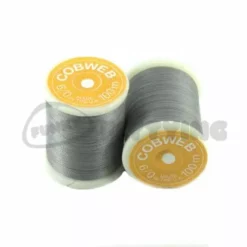 Gordon Griffiths 6/0 Cobweb - Funky Fly Tying 41 Gordon Griffiths 6/0 Cobweb - Funky Fly Tying -Fly Tying Materials Sales Gordon Griffiths 6 0 Cobweb Grey 1