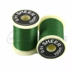 Gordon Griffiths Sheer 14/0 Ultrafine - Funky Fly Tying -Fly Tying Materials Sales Gordon Griffiths Sheer 14 0 Ultrafine Buzzer Green