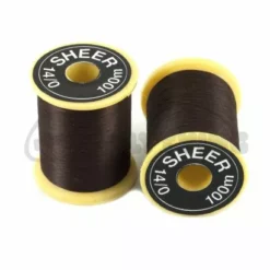 Gordon Griffiths Sheer 14/0 Ultrafine - Funky Fly Tying -Fly Tying Materials Sales Gordon Griffiths Sheer 14 0 Ultrafine Chestnut 1