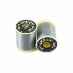 Gordon Griffiths Sheer 14/0 Ultrafine - Funky Fly Tying -Fly Tying Materials Sales Gordon Griffiths Sheer 14 0 Ultrafine Grey 1