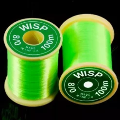 Gordon Griffiths Wisp 8/0 Microfine Thread - Funky Fly Tying -Fly Tying Materials Sales Gordon Griffiths Wisp 8 0 Microfine Thread Fluo Green 1