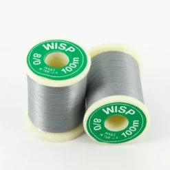Gordon Griffiths Wisp 8/0 Microfine Thread - Funky Fly Tying -Fly Tying Materials Sales Gordon Griffiths Wisp 8 0 Microfine Thread Grey