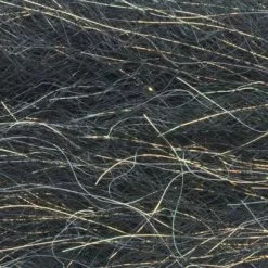 H2O Flashblend Baitfish Brush 2" - Funky Fly Tying -Fly Tying Materials Sales H2O Flashblend Baitfish Brush 2 Black