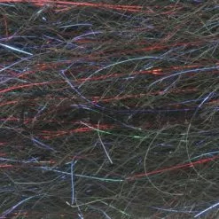 H2O Flashblend Baitfish Brush 2" - Funky Fly Tying -Fly Tying Materials Sales H2O Flashblend Baitfish Brush 2 Bleeding Black 1