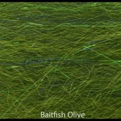 Funky Halo Hair - Funky Fly Tying -Fly Tying Materials Sales Halo Hair from Funky Baitfish Olive 1