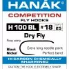 Hanak 100 BL Dry Fly Hook - Funky Fly Tying -Fly Tying Materials Sales Hanak 100 BL Dry Fly Hook
