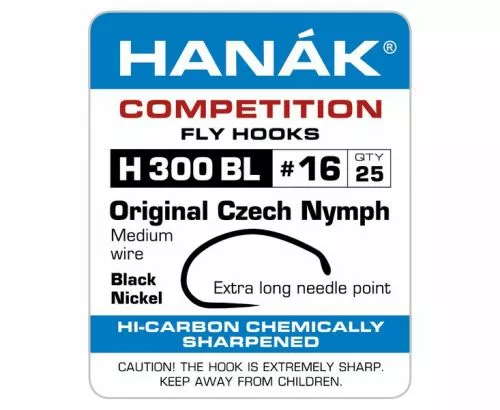 Hanak 300BL Original Czech Nymph Hook - Funky Fly Tying 4 Hanak 300BL Original Czech Nymph Hook - Funky Fly Tying - Image 2