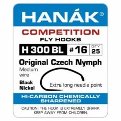 Hanak 300BL Original Czech Nymph Hook - Funky Fly Tying
