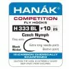 Hanak 333BL Czech Nymph Hook - Funky Fly Tying -Fly Tying Materials Sales Hanak 333BL Czech Nymph Hook 1 2
