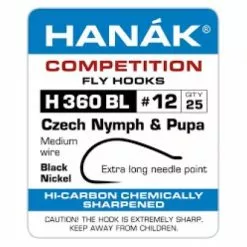 Hanak 360BL Caddis-Shrimp Hook - Funky Fly Tying